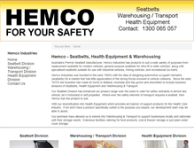 Tablet Screenshot of hemco.com.au